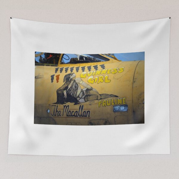 Item preview, Guinness Girl on a Blackburn Buccaneer  designed and sold by BritishYank.