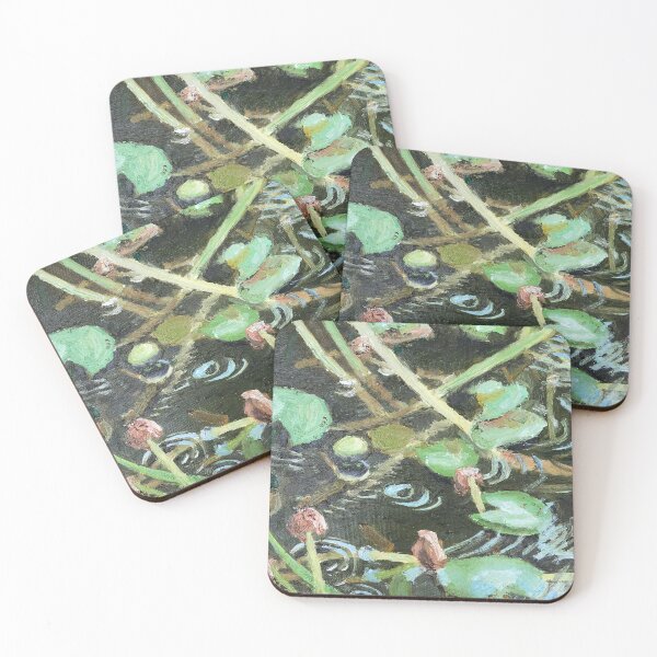 Item preview, Lotus Pond in the Rain designed and sold by Blandine Broomfield.
