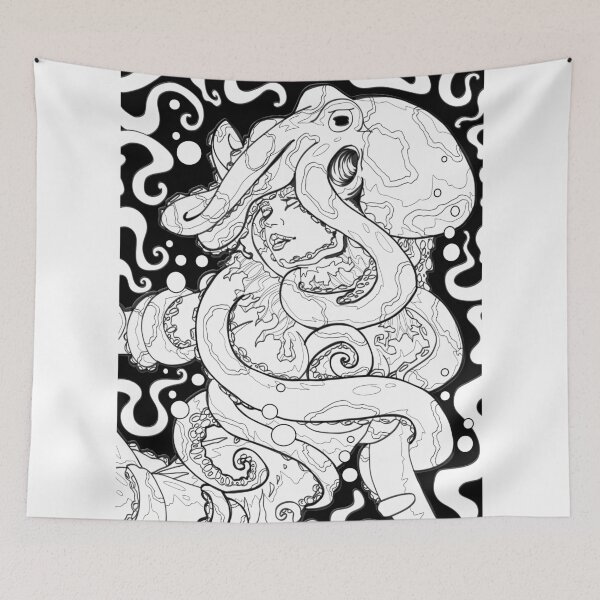 Item preview, Siren in Black designed and sold by PaintchipsArt.