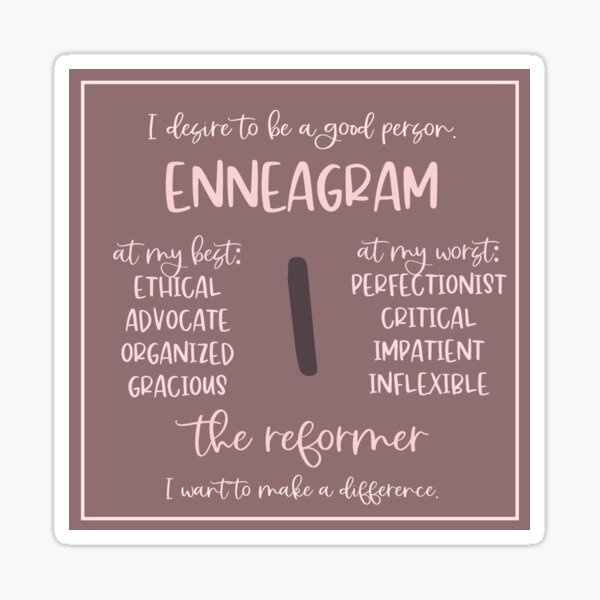 Item preview, Enneagram Type 1 designed and sold by knuss34.