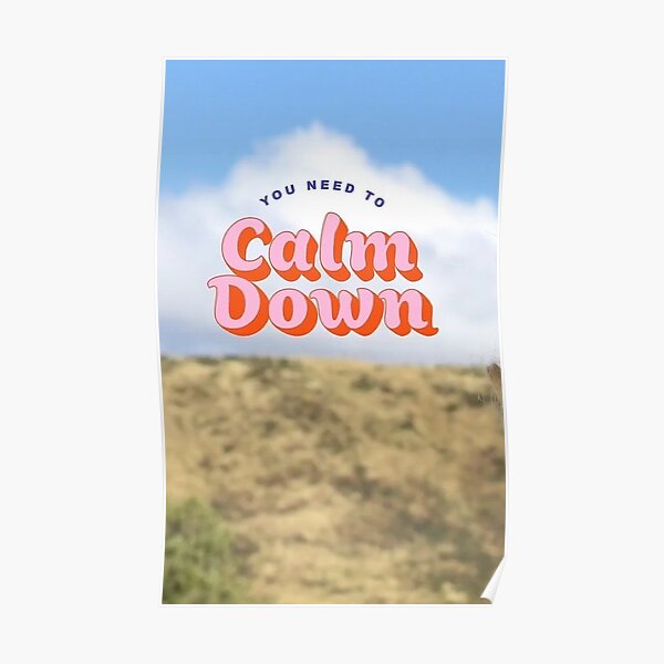 "Taylor swift you need to calm down" Poster for Sale by Noahperezm