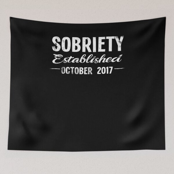 Item preview, Sobriety Est October 2017 - Celebrate Sober designed and sold by theredteacup.