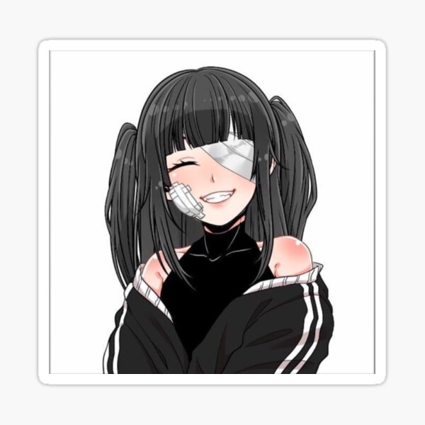 Eso choque Orientar anime girl with fake Adidas" Stickerundefined by erazcolor | Redbubble