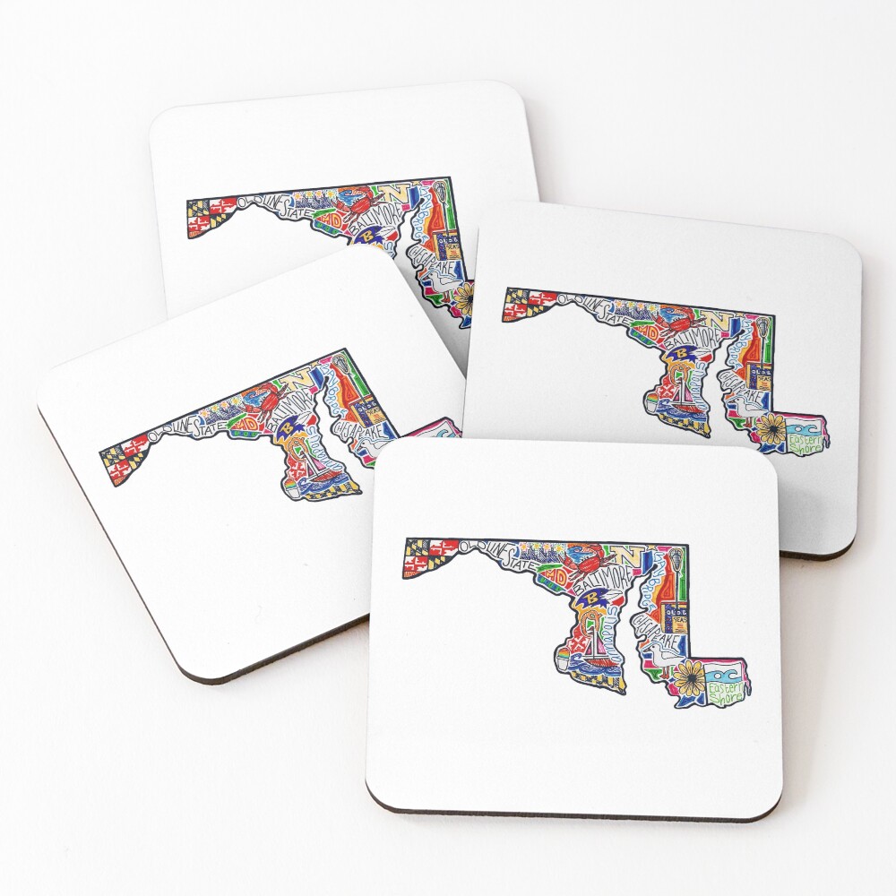 Item preview, Coasters (Set of 4) designed and sold by mlbunting.