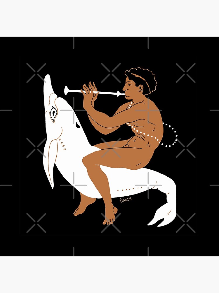 Etruscan Youth Riding Dolphin by flaroh