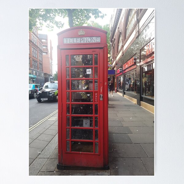 Item preview, Telephone booth designed and sold by EbonyTrixBlack.