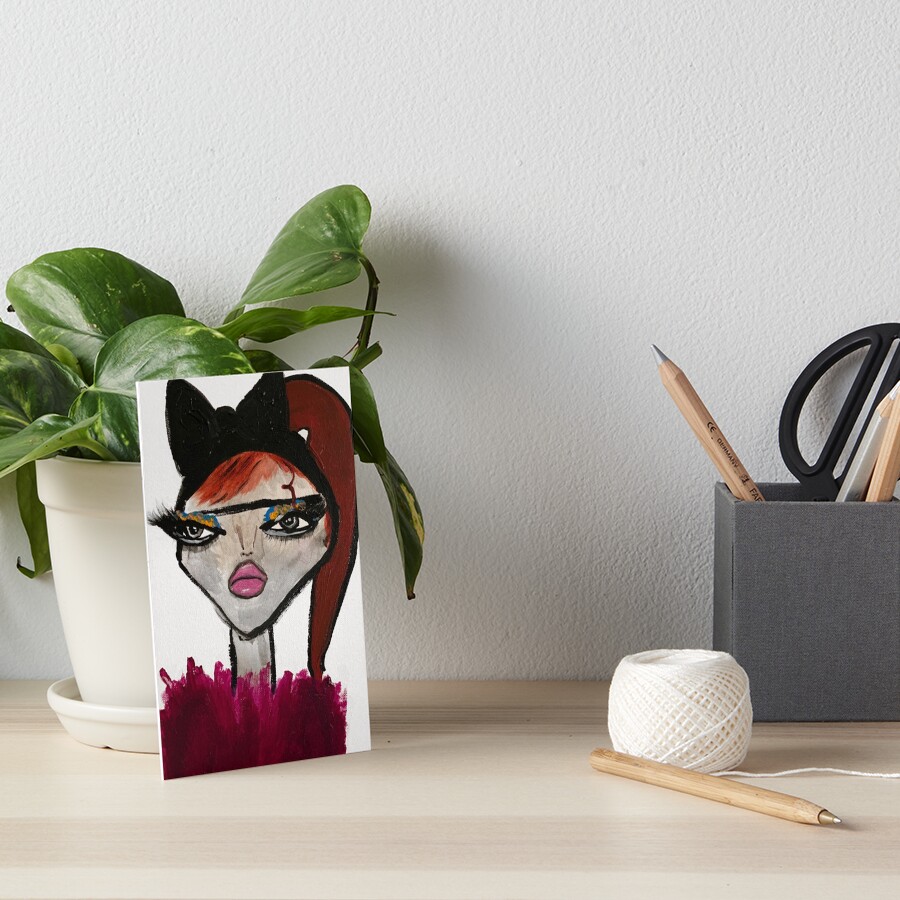 Item preview, Art Board Print designed and sold by HausofDolls.