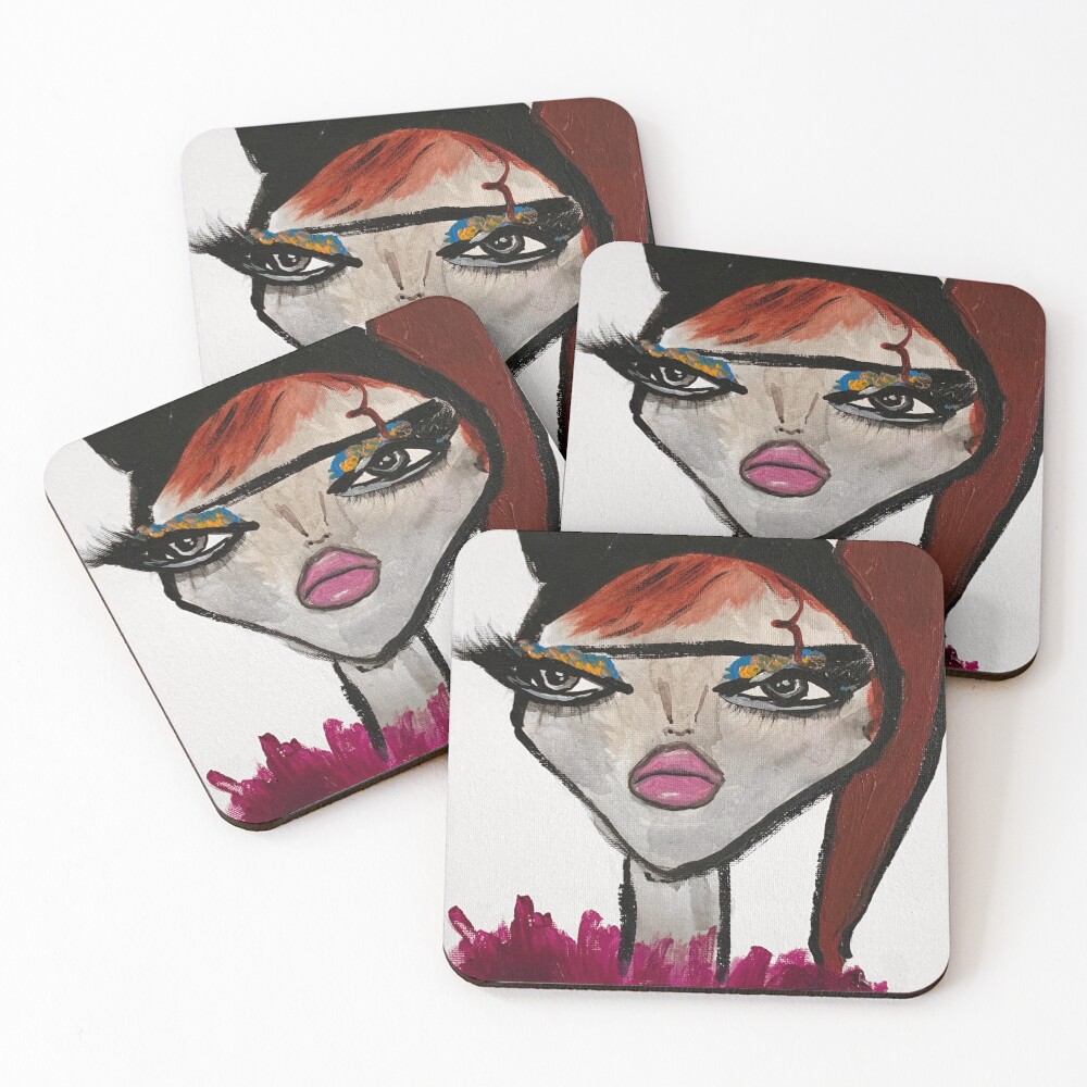 Item preview, Coasters (Set of 4) designed and sold by HausofDolls.