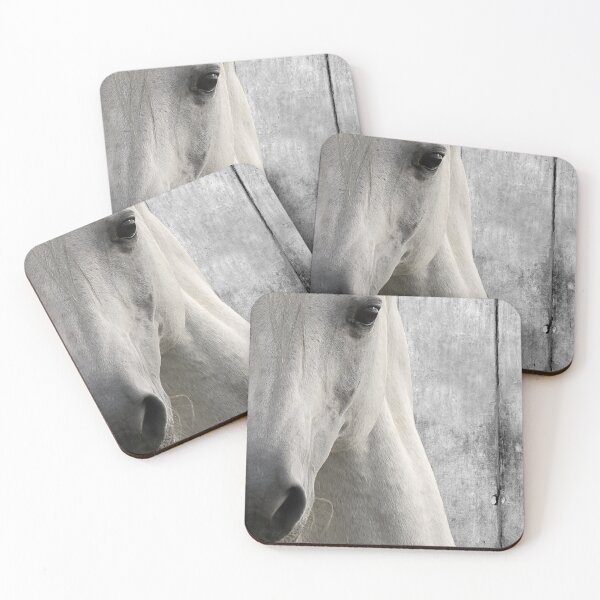 Item preview, White Horse Country Home Decor Equestrian Art Print Barn Art A833 designed and sold by byNicol.