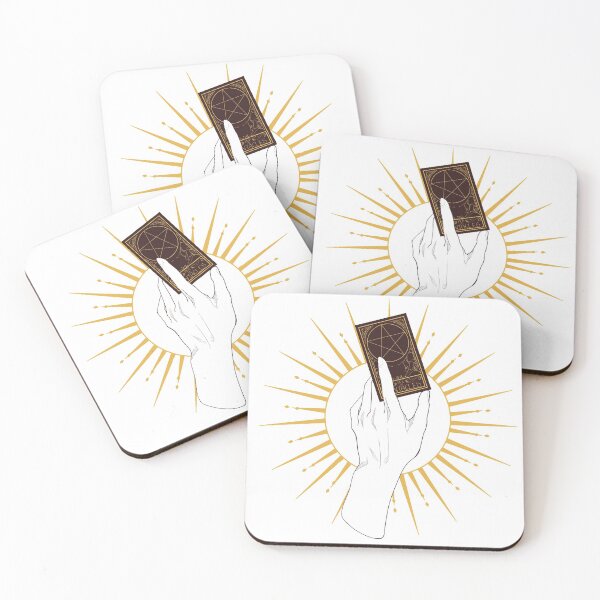 Item preview, Tarot Card Hand Ace of Pentacles designed and sold by ReBrandingArt.