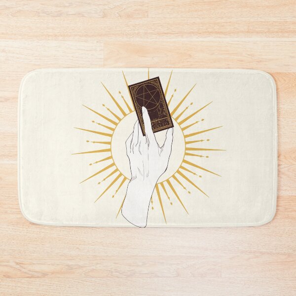 Item preview, Tarot Card Hand Ace of Pentacles designed and sold by ReBrandingArt.