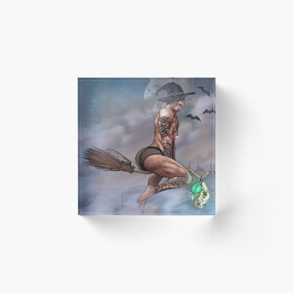 The witches Broom Acrylic Block