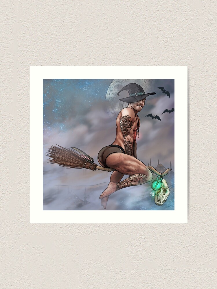 Alternate view of The witches Broom Art Print