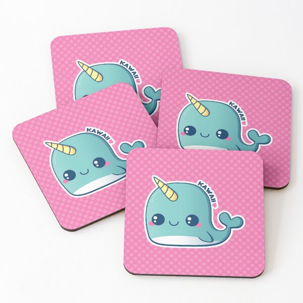 Item preview, Kawaii Blue Narwhal designed and sold by pai-thagoras.