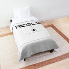 Nicole spider girl funny web woman Comforter