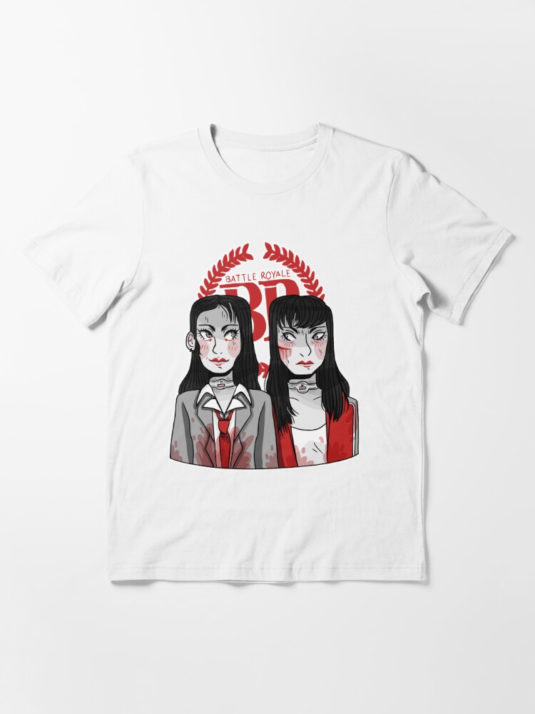 Horror Inktober Day 23: Mitsuko Souma and Takako Chigusa from Battle Royale  | Essential T-Shirt