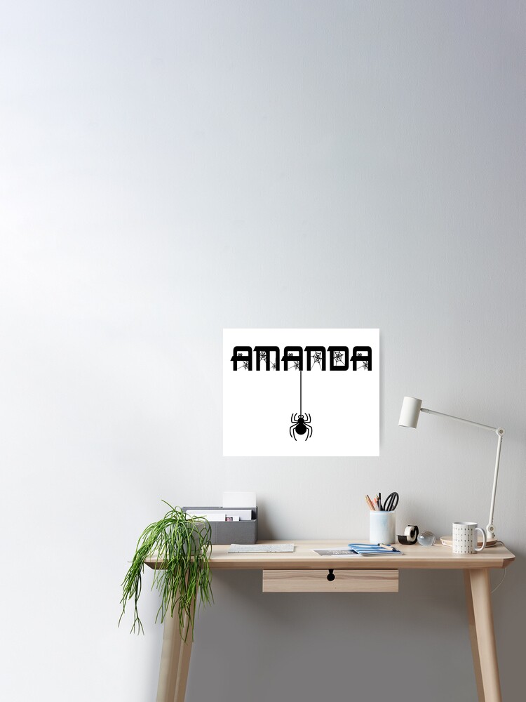 Sale funny Poster spider by for | Amanda web woman\
