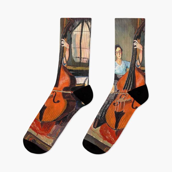 Item preview, HD. Woman with a Double Bass (1908), by Suzanne Valadon designed and sold by LORD  H.D..