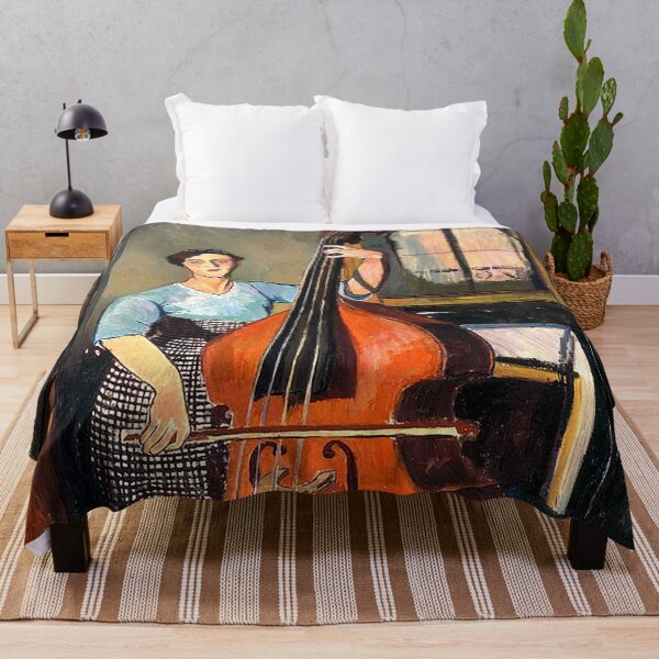 Item preview, HD. Woman with a Double Bass (1908), by Suzanne Valadon designed and sold by LORD H.D..