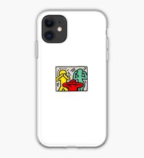 Keith Haring Speak/See/Hear No Evil iPhone Case