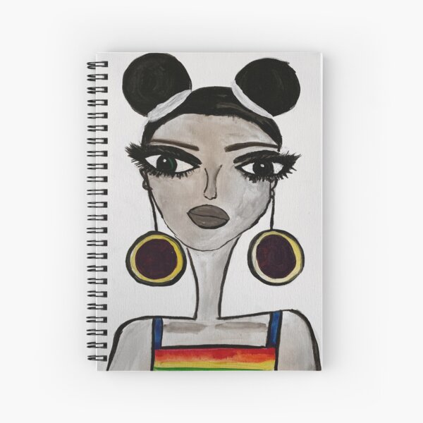 Her name's RAINBOW Spiral Notebook