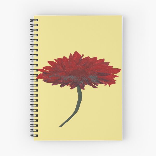 Item preview, Single Red Flower designed and sold by wildtangents.
