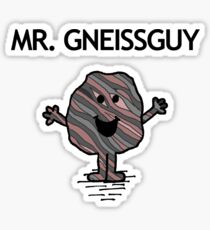 Mr. Gneissguy Sticker