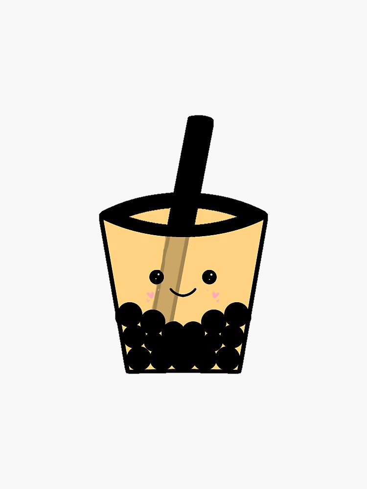 "cute bubble tea drawing" Sticker for Sale by H0e5 Redbubble