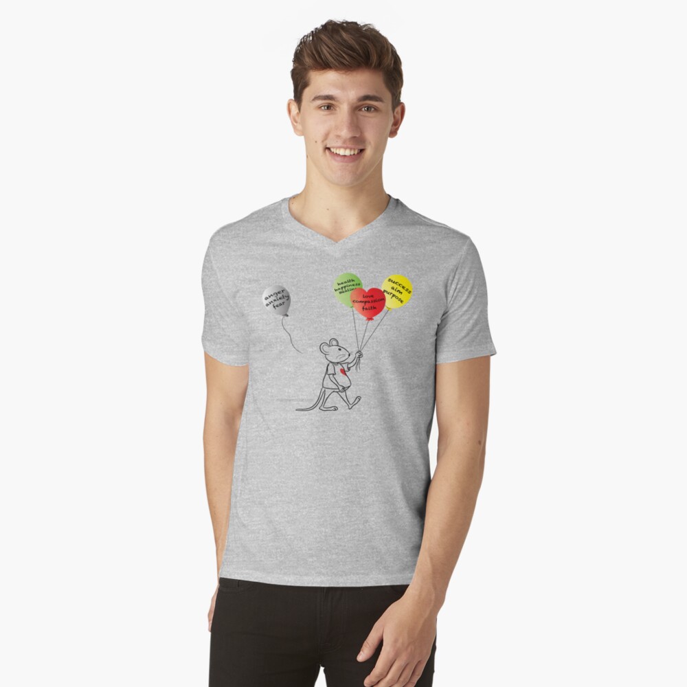Item preview, V-Neck T-Shirt designed and sold by donnamartini.
