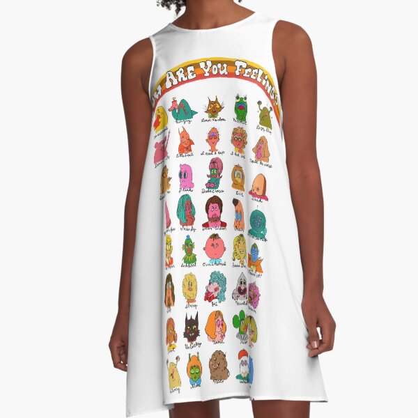 feelings chart deluxe A-Line Dress