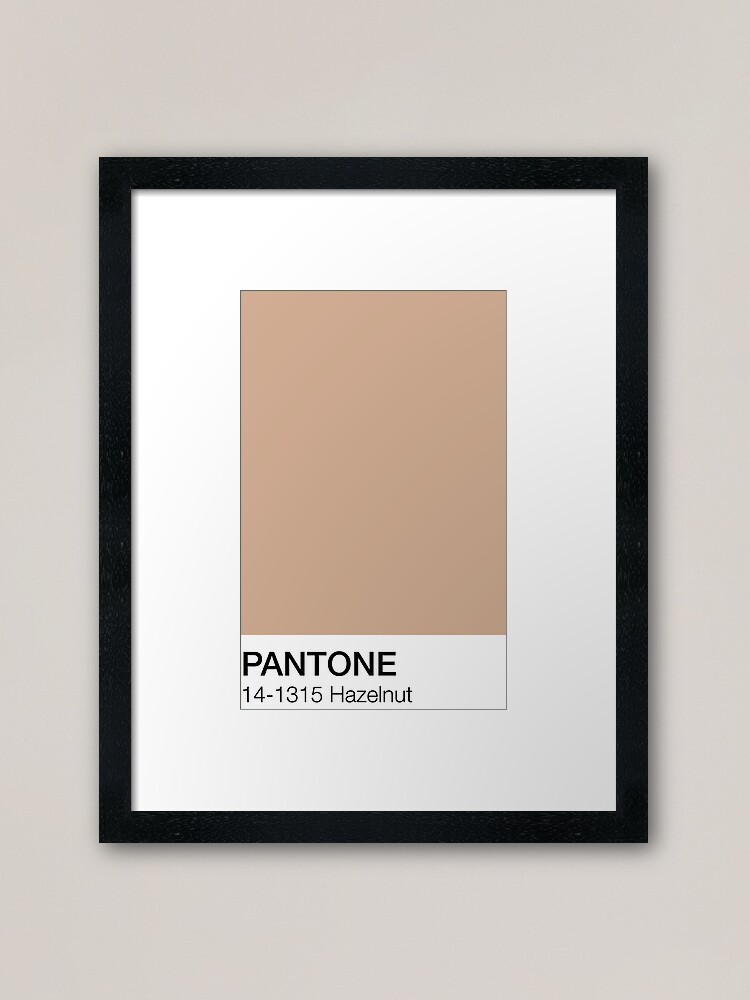 Beige Pantone Style Color Swatch Art Board Print for Sale by fempreneurco