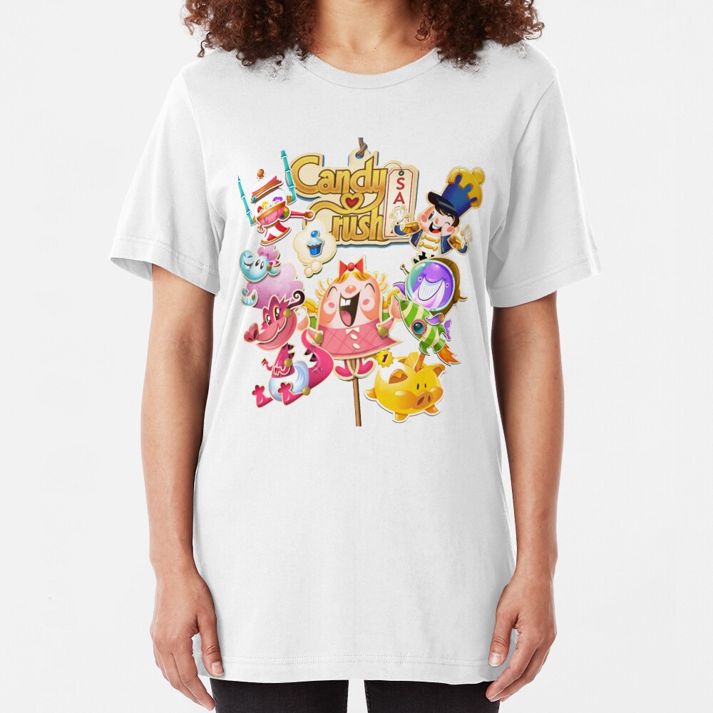 Tiffi and Her Pals Candy Crush Slim Fit T-Shirt
