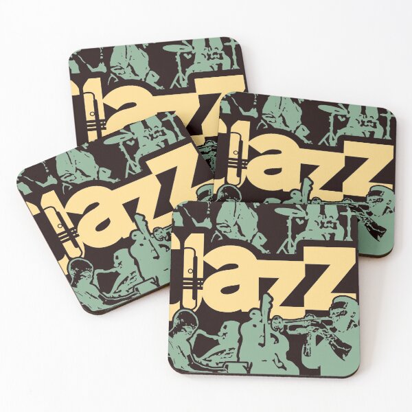 Item preview, Vintage Jazz Band Poster Style  designed and sold by jazzworldquest.
