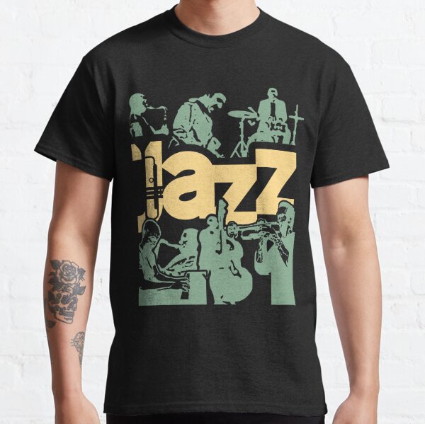 Vintage Jazz Band Poster Style  Classic T-Shirt