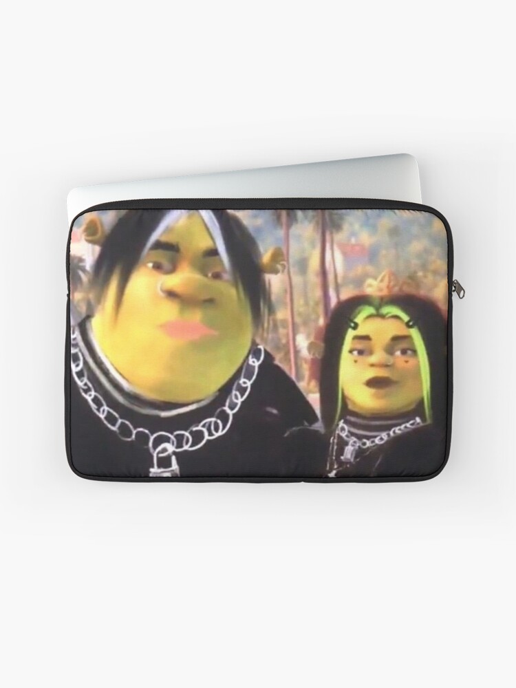 Shrek on the Croc Laptop Sleeve for Sale by apollosale