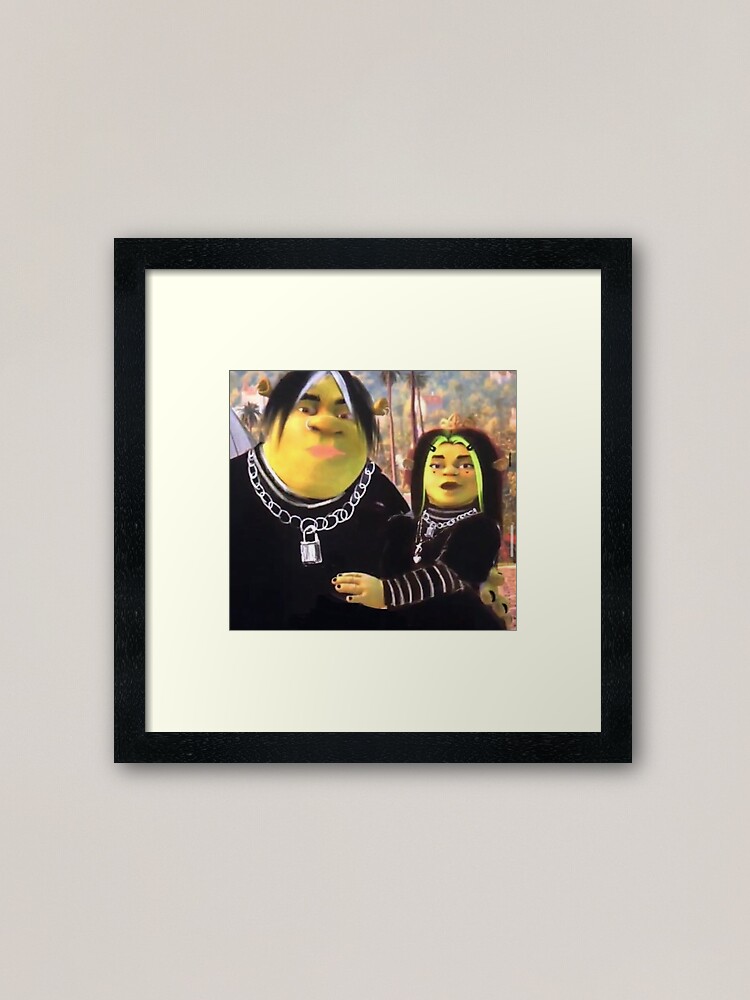 eboy shrek and egirl fiona Art Board Print for Sale by Alexis m