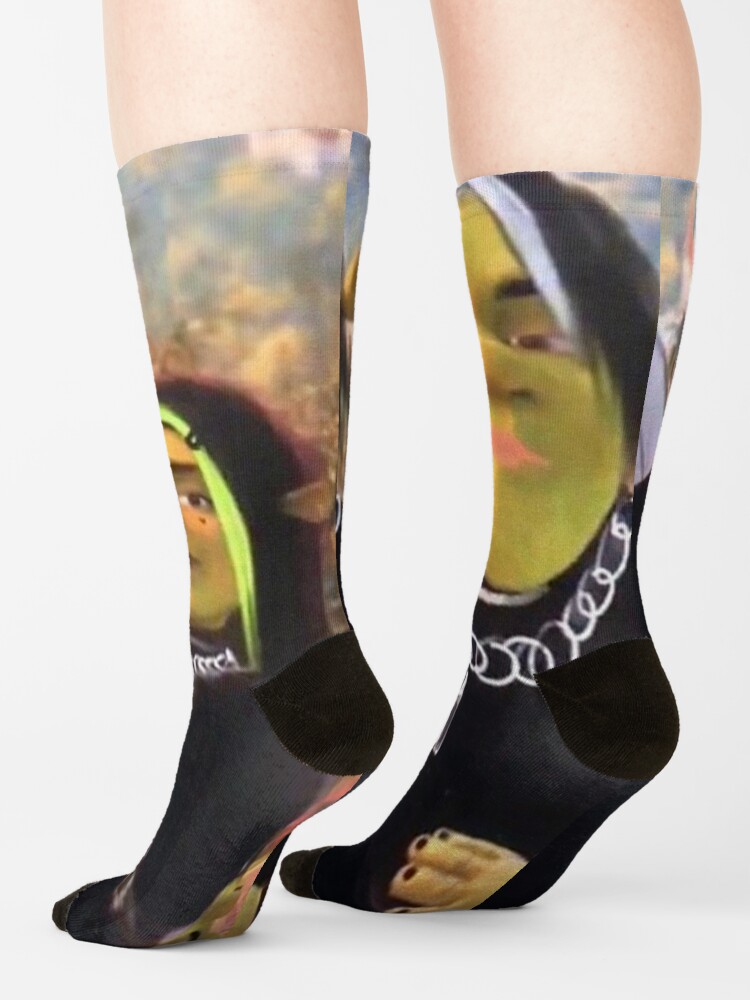 Shrek Meme Crew Socks