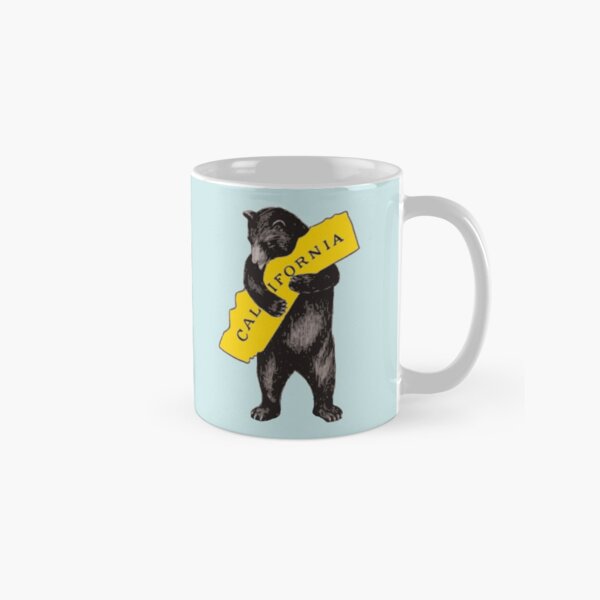 Vintage California Bear Hug Illustration Classic Mug