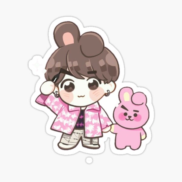 JUNGKOOK AND COOKY STICKER