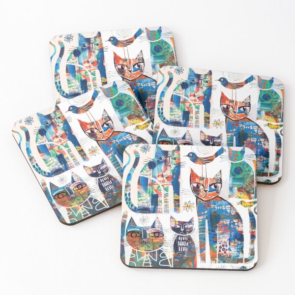 Item preview, Abstract cats designed and sold by Karin Zeller.