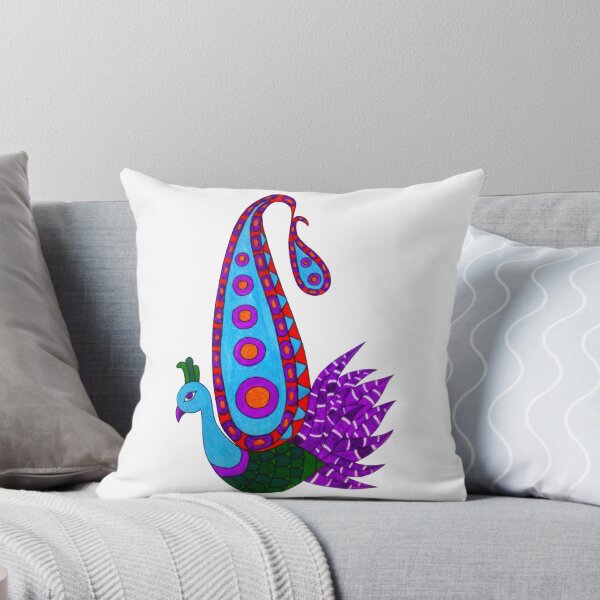 Item preview, indian paisley and bird designed and sold by sriknick.