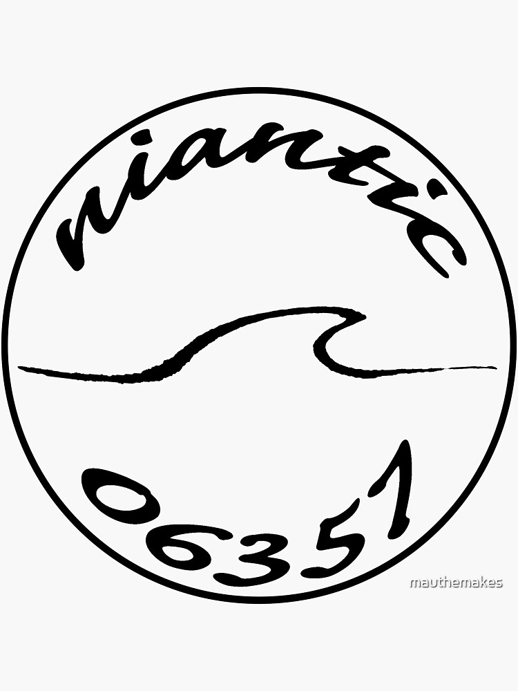 "Niantic CT" Sticker for Sale by mauthemakes Redbubble