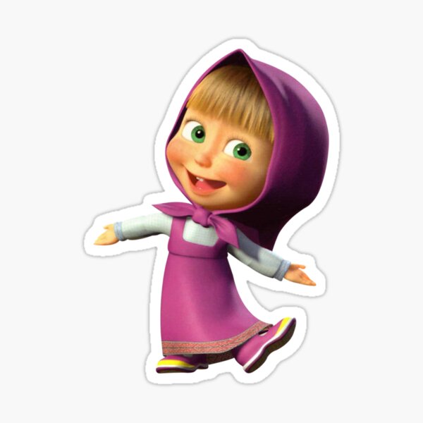 Masha And The Bear Stickers Redbubble 