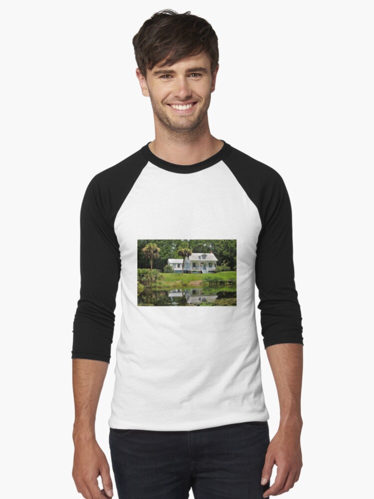 Thumbnail 1 of 3, Baseball ¾ Sleeve T-Shirt, Daufuski Island designed and sold by brittanywalleyn.