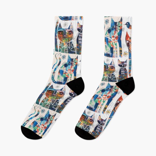 Item preview, Abstract cats designed and sold by Karin Zeller.