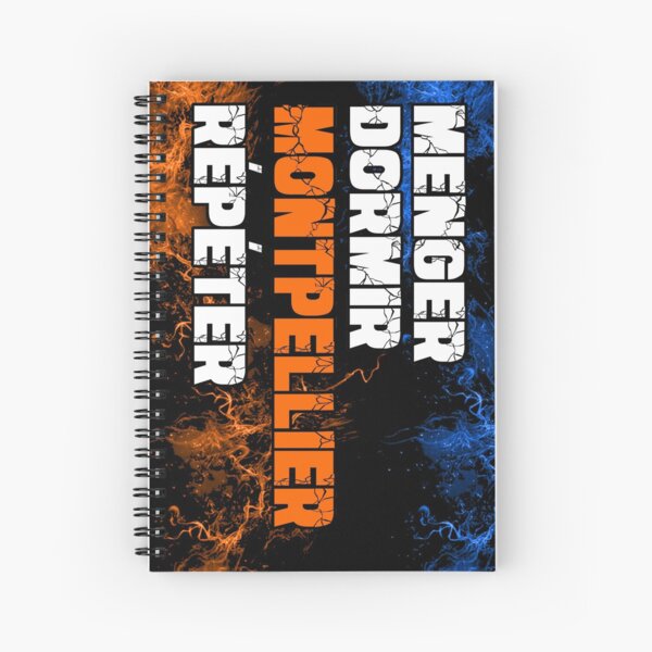 Montpellier Football Spiral Notebooks Redbubble