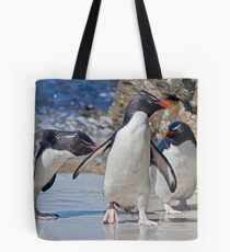 The Rocky Horror Show (Rockhopper Penguins, Falklands) Tote Bag