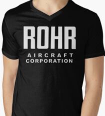 Rohr Aircraft Corporation Men's V-Neck T-Shirt
