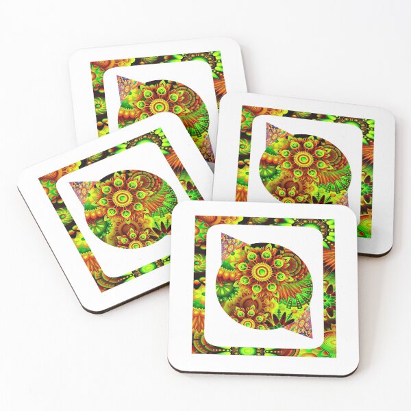 Item preview, Abstract psychedelic figure with generous geometric shapes. designed and sold by Ralek.