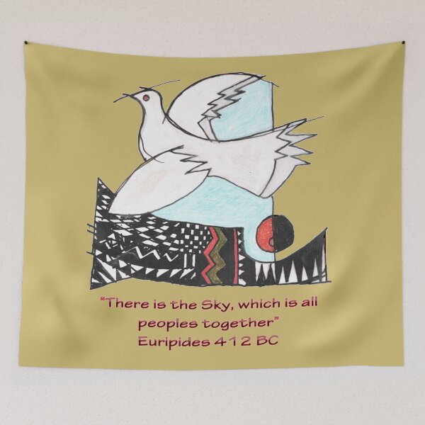 Item preview, "There is the Sky, which is all peoples together"  Euripides 412 BC designed and sold by Rodney Cohen.